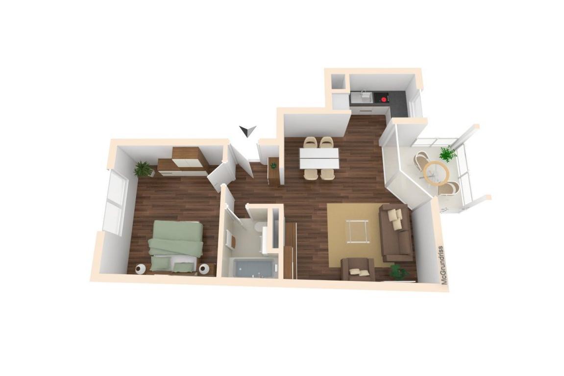 Bisque – 2.5 Zimmer Apartment in Zürich - 4