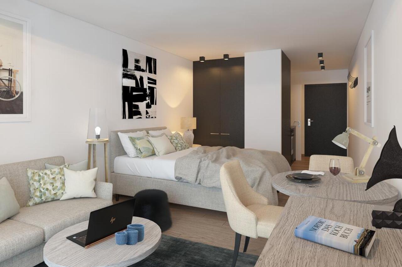 Junior Studio Apartments with balcony 3 m2 - 1