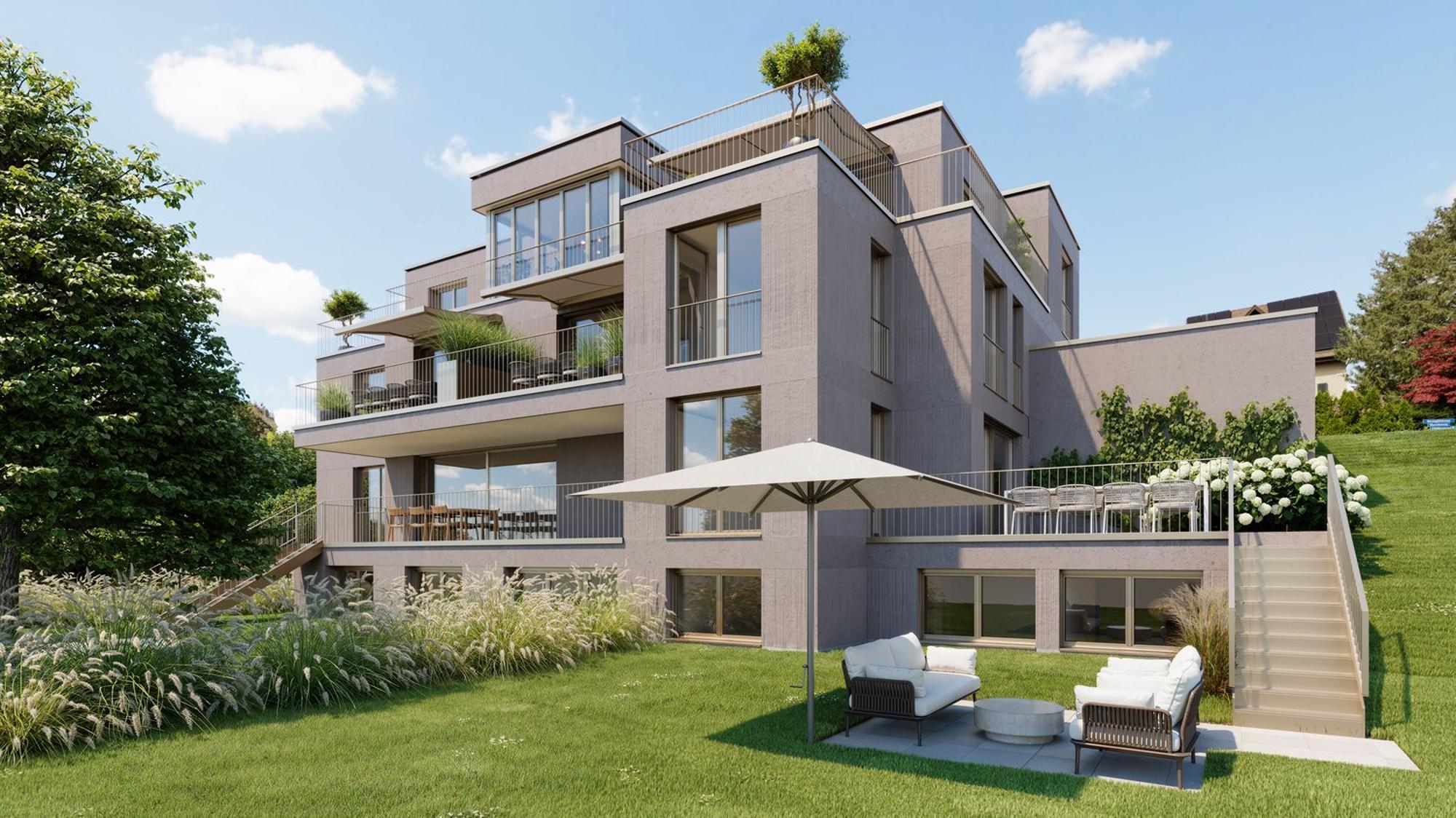 Large garden apartment with 145 m2 private garden area - 1